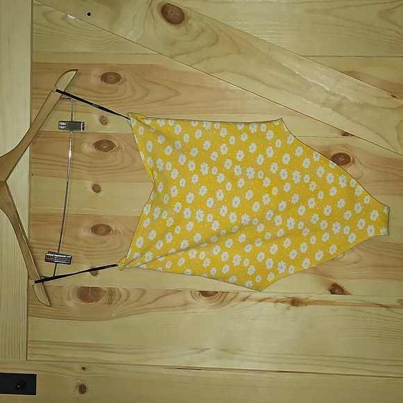 Forever 21 Yellow Daisy Strapless Bodysuit - Picture 5 of 6